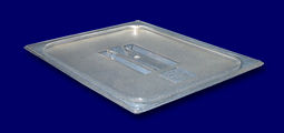 Food Pan Cover, Half Size, Solid, Polycarbonate, Clear