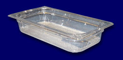 Carlisle Food Service - Food Pan, Third Size, Polycarbonate, Clear, 2