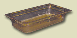 Carlisle Food Service - Food Pan, Third Size, High Heat, Polysulfone, Amber, 2-1/2