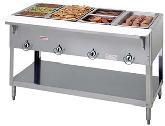 Duke Manufacturing Co. - Hot Food Table, 4 Well, Electric, 220v