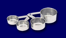 Johnson-Rose Corp. - Measuring Cup Set, 4 Piece, Stainless