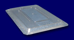 Food Box Cover, Polycarbonate, Clear, 12